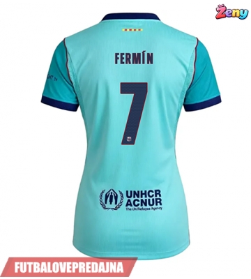 Lacne Ženy Futbalové dres Barcelona Fermin Lopez #7 2026-27 Krátky Rukáv - Tretina